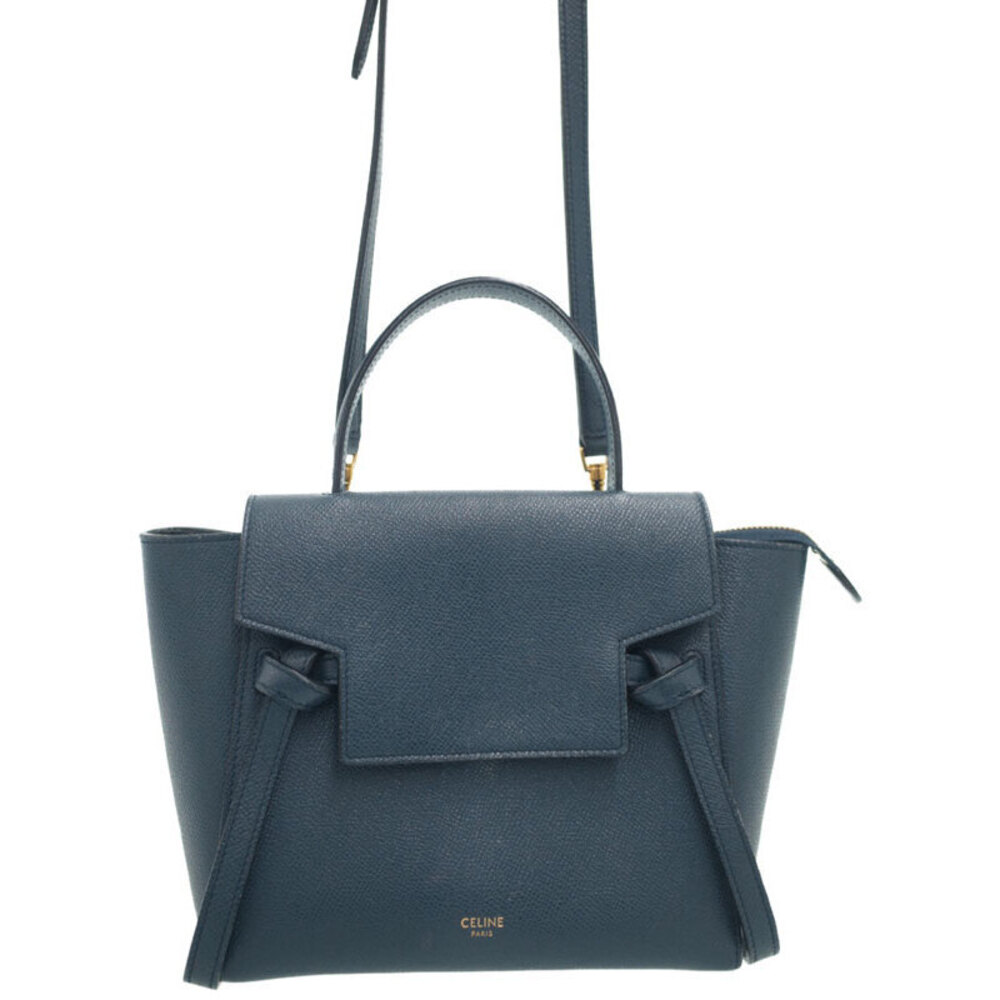 Celine Belt Bag 2way Crossbody Grained Calfskin Leather